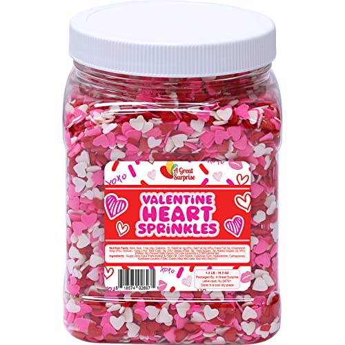 Snowflake Confetti Sprinkles - 1.2 Pounds - Blue & White Jimmies for Baking A6962