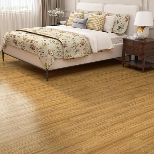 Decotalk 36 Pack Peel and Stick Vinyl Wood Flooring Planks, Waterproof K449559