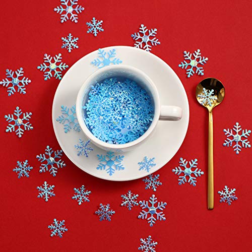 1600 Pieces 3 Size Snowflake Glitter Confetti for Christmas Party Table Decor P404201
