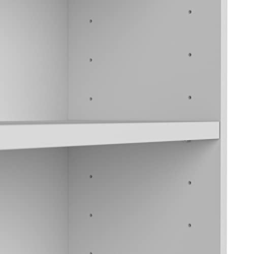 Bush Furniture Universal Tall 5 Shelf Bookcase, Black, Set of 2 B61260