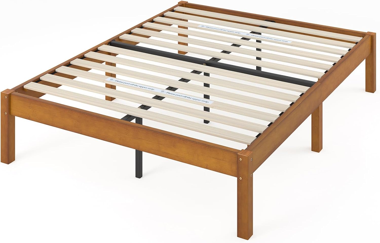Zinus Ellie 14 Inch Bamboo Platform Bed Frame, Full M96471