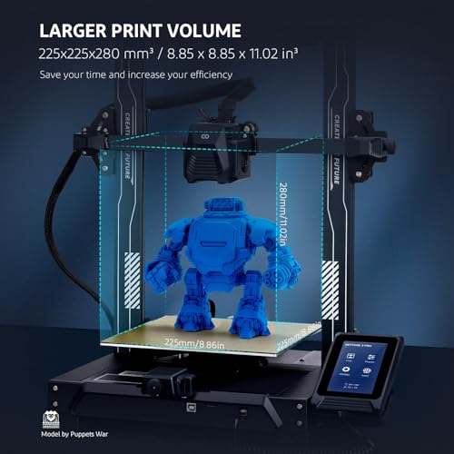 ELEGOO Neptune 3 Pro FDM 3D Printer with Auto Bed Leveling, 8.85x8.85x11in T853
