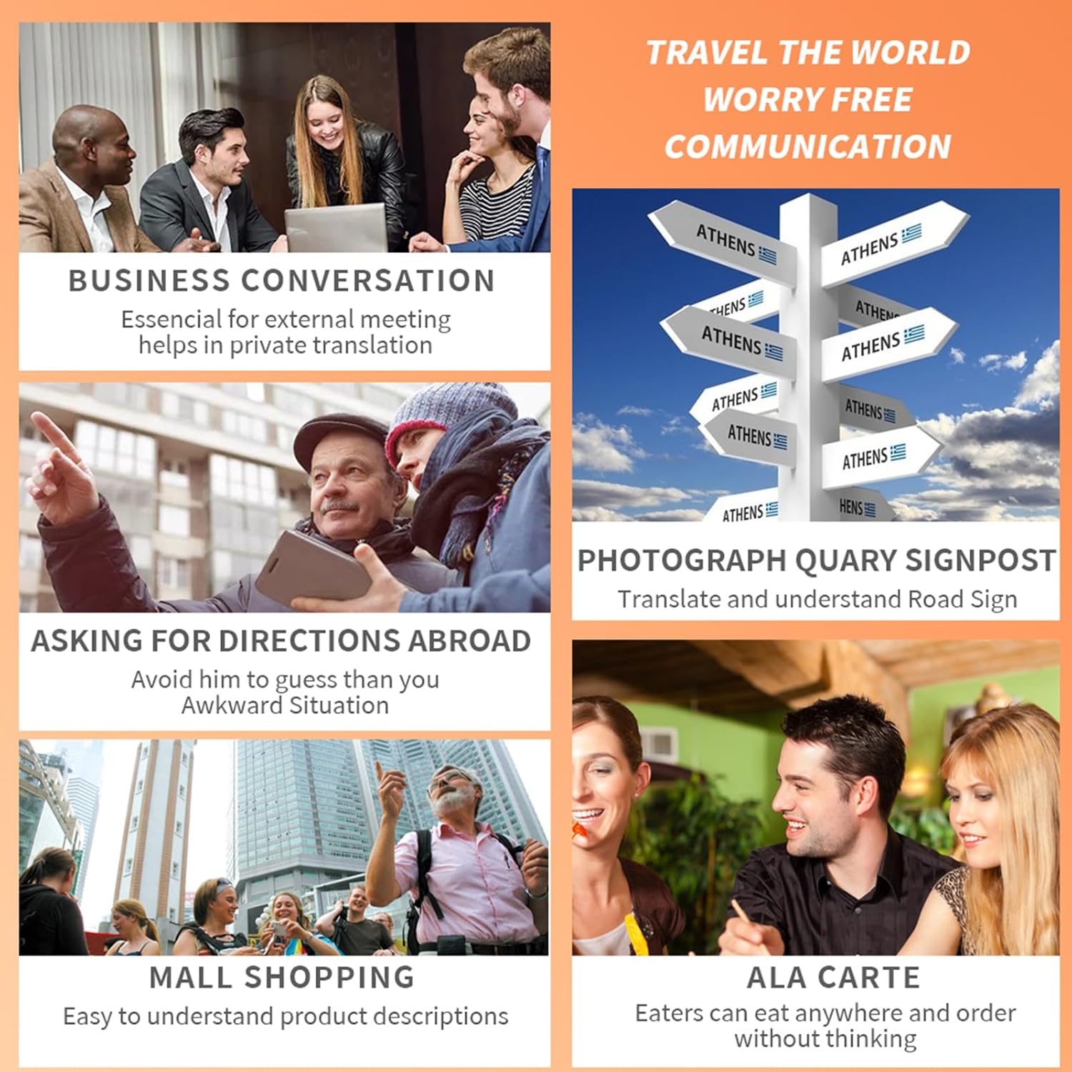 Language Translator Device, 138 Languages, Two-Way Real-Time AI Translation L683519