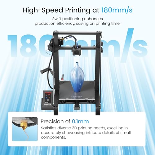 Longer LK5 Pro 3 3D Printer 11.8x11.8x15.7in FDM Large Printing Size V68578