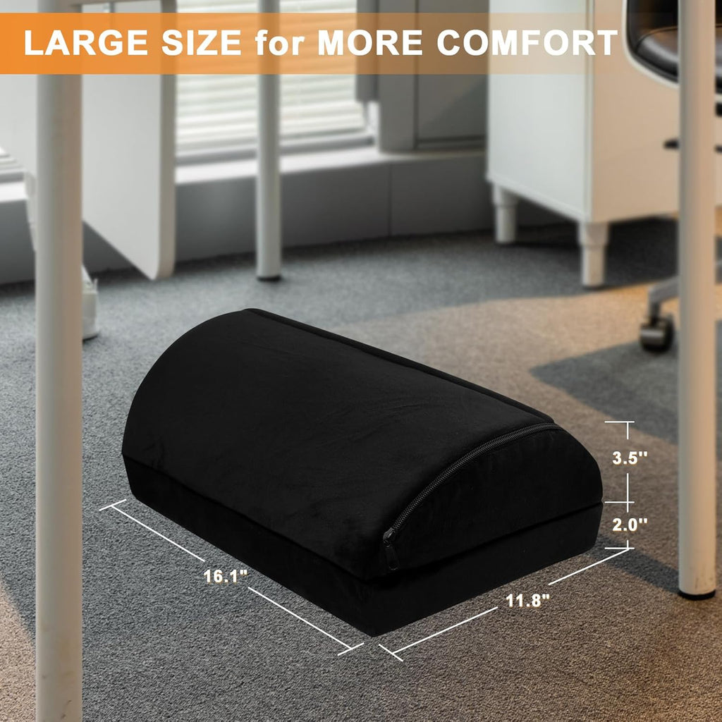 HAMOPY Heated Foot Rest with Pad Pocket, 3-Level Adjustable Controller, Washable P22968