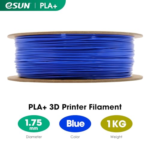 eSUN PLA+ Filament 1.75mm 3D Printer Filament, 1KG Spool, Fire Engine Red Q357