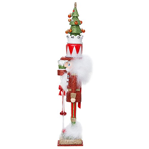 Kurt Adler Hollywood Tree Hat Nutcracker 15-Inch Red Green L27686