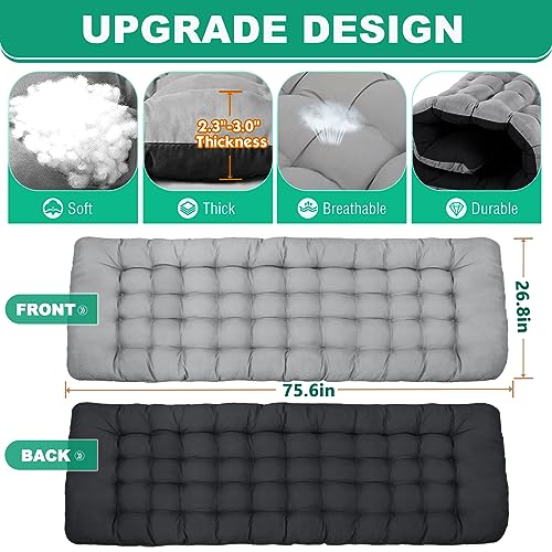 Portable Folding Camping Cot, Adjustable Reclining Chaise with Pillow U54731