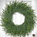 26 Inch Christmas Wreath with Red Berry Artificial Pine Cedar Front Door Decor D349135