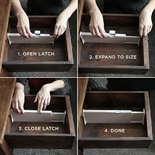 6 Drawer Organizer and Dividers for Kitchen, Bedroom, and Bathroom X806