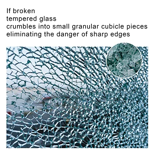 60" Round Tempered Glass Table Top for Dining or Patio Z694227