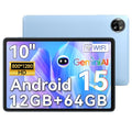 Blackview Tablet 10 inch Android 15, 4GB RAM 64GB ROM, Blue N995397