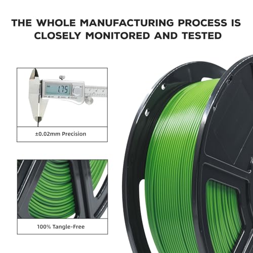 FLASHFORGE PLA Filament 1.75mm Burnt Titanium, Color Changeable 3D Printer Filament 1kg T433110