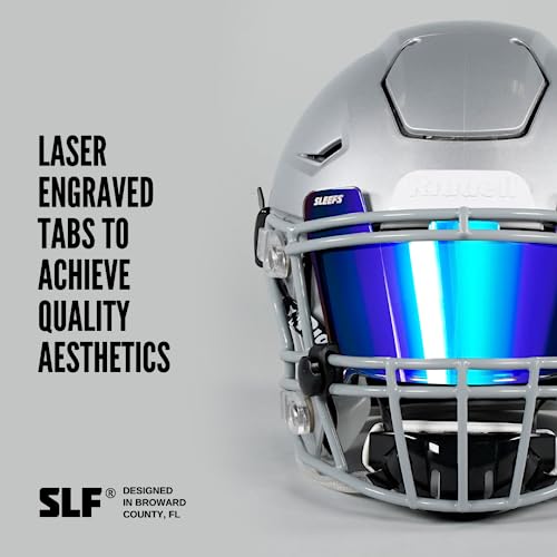 SLEEFS Football Helmet Visor Tinted Shield for Youth & Adult Helmets A5386