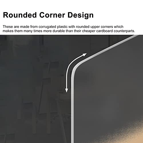 Desk Divider Acoustic Privacy Panel, Clamp-on Cubicle Wall 40x30cm O8577