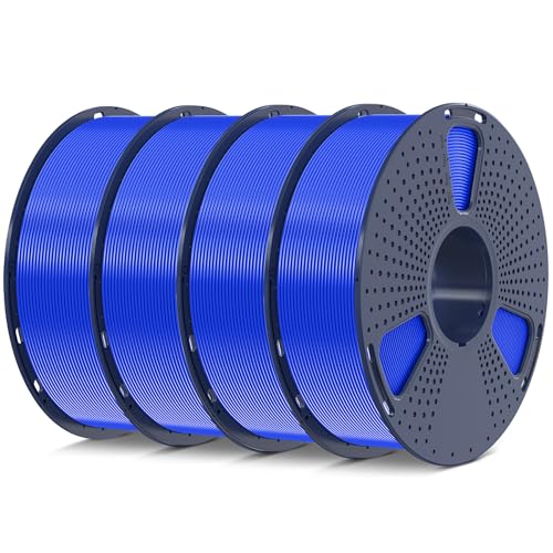 SUNLU 4kg PLA 3D Printer Filament Bundle, 1.75mm, 4 Black Spools V387