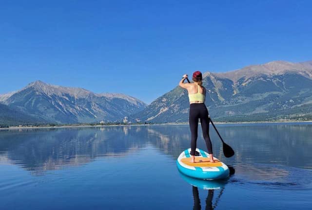 Roc Inflatable Stand Up Paddle Board with Premium Accessories, Wide Non-Slip Deck A34223