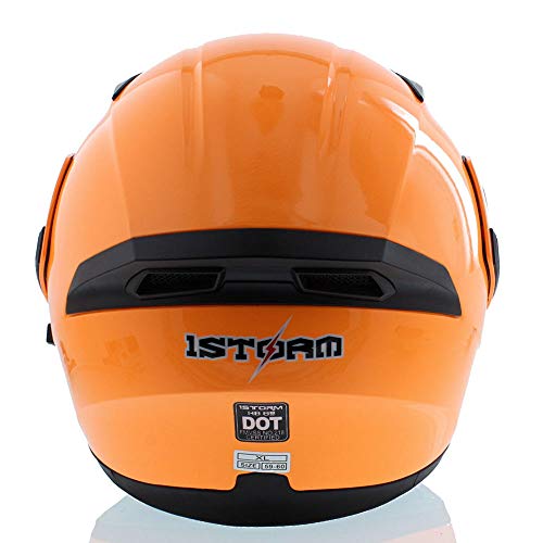 1Storm HB89 Modular Full Face Helmet Flip Up Dual Visor Z122535