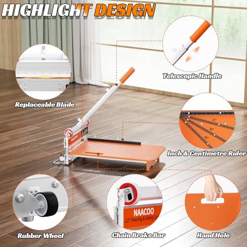 NAACOO 13" Vinyl Plank Cutter for Laminate & Flooring Y689