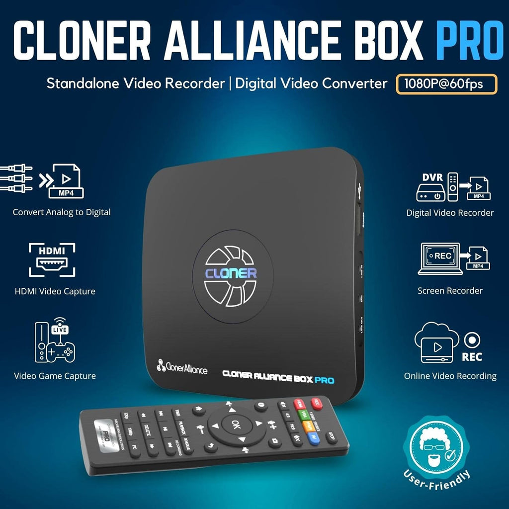 Box Pro 1080p Video Recorder DVR with HDMI Capture and TV Playback N301