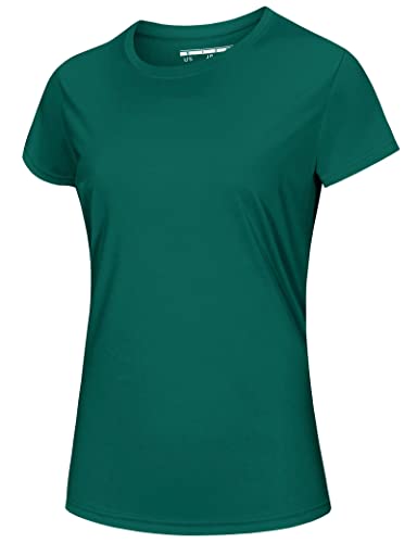 MAGCOMSEN Women's Short Sleeve T-Shirts UPF 50+ Sun Protection Quick Dry Athletic Running Workout Rash Guard Tops