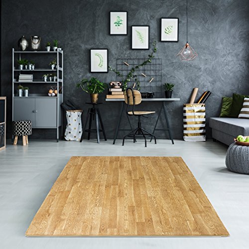 Sorbus Wood Grain EVA Interlocking Floor Mats with Borders J287