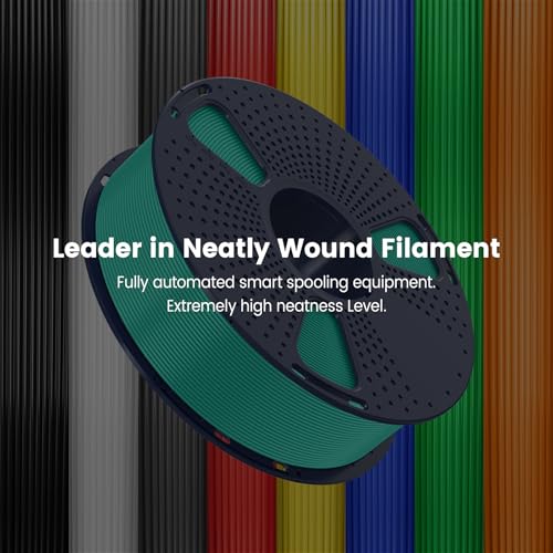 SUNLU 4kg PLA 3D Printer Filament Bundle, 1.75mm, 4 Black Spools V387