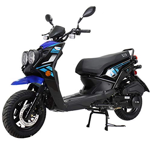 X-PRO 150cc Adult Street Moped with 12" Aluminum Wheels White W326