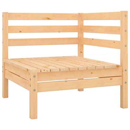 6 Piece Patio Lounge Set Solid Pinewood Outdoor Furniture A661507