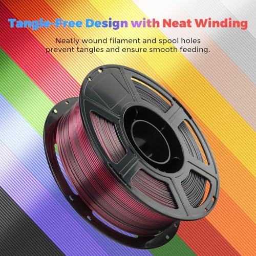 FLASHFORGE Silk PLA Filament 1.75mm, 1kg Spool V8381