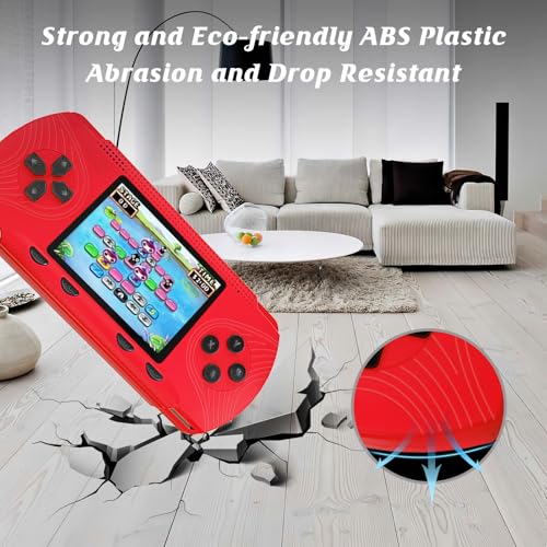 Handheld Game Console for Kids, Portable, Preloaded 258 Games J862