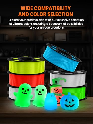 PLA 3D Printer Filament 1.75mm, 8 Spools, 2kg, Multi-Color B3949