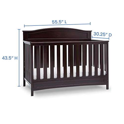 Delta Children Emery 4-in-1 Convertible Baby Crib, White K6178