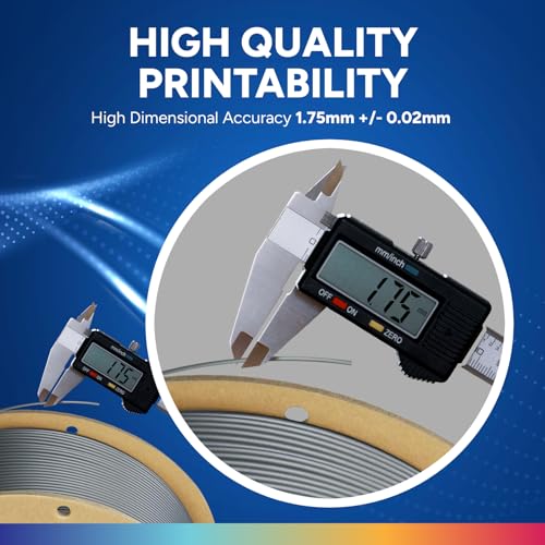 OVERTURE PLA Plus Filament 1.75mm 1kg Black S915984