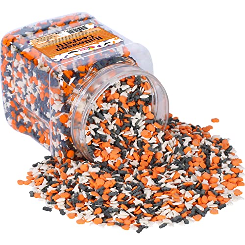 Snowflake Confetti Sprinkles - 1.2 Pounds - Blue & White Jimmies for Baking A6962