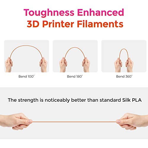 FLASHFORGE Silk PLA Filament 1.75mm, 1kg Spool V8381