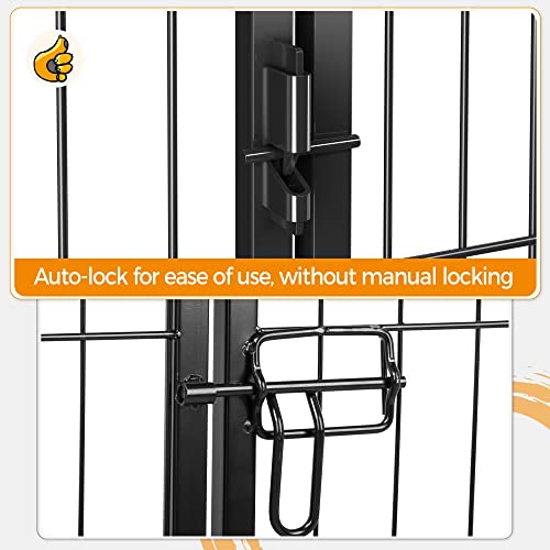 Yaheetech Dog Playpen Outdoor 40 Inch 8 Panels Metal Pet Fence I4784