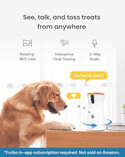 Furbo Mini Pet Camera with 2-Way Audio and Phone App N269659