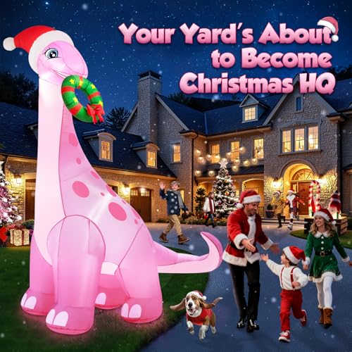 12FT Giant Christmas Inflatables Snowman with Music & 360° Rotation LED Lights E6136