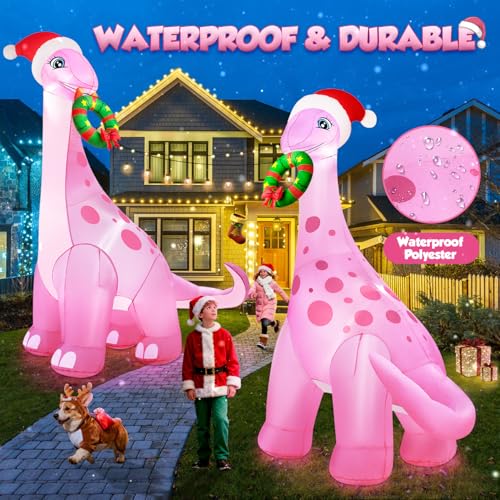 12FT Giant Christmas Inflatables Snowman with Music & 360° Rotation LED Lights E6136