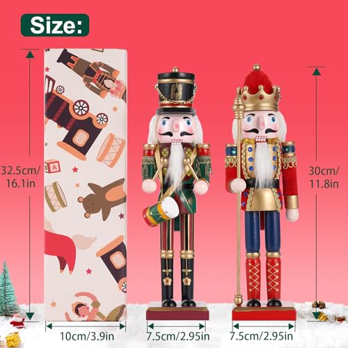 12 inch Wooden Nutcracker Ornament Swordsmen U177