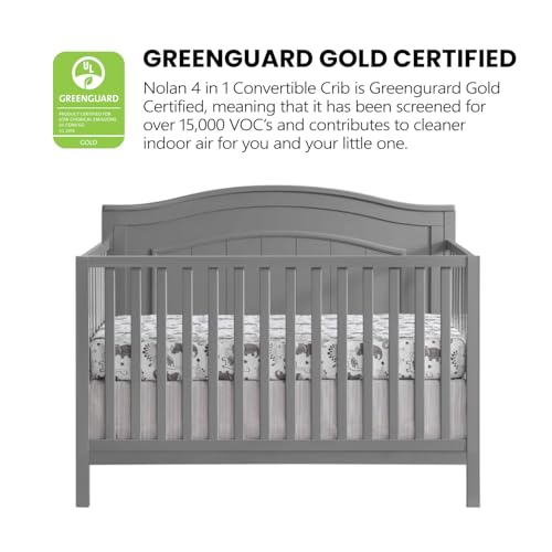 Oxford Baby North Bay 4-in-1 Convertible Crib, Snow White X29857