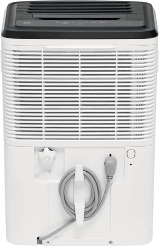 Frigidaire 50-Pint Portable Dehumidifier with Wi-Fi for Medium/Large Rooms, White Q334986
