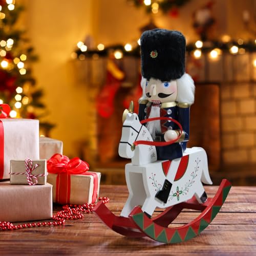 Wooden Nutcracker Soldier Tabletop Christmas Decoration A9504