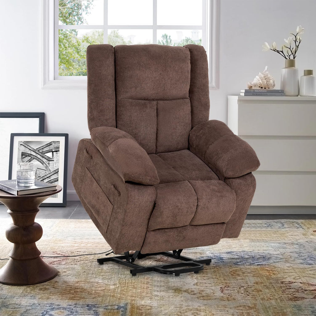 PayLessHere Electric Power Lift Recliner Chair with Massage and Heat for Elderly J247329
