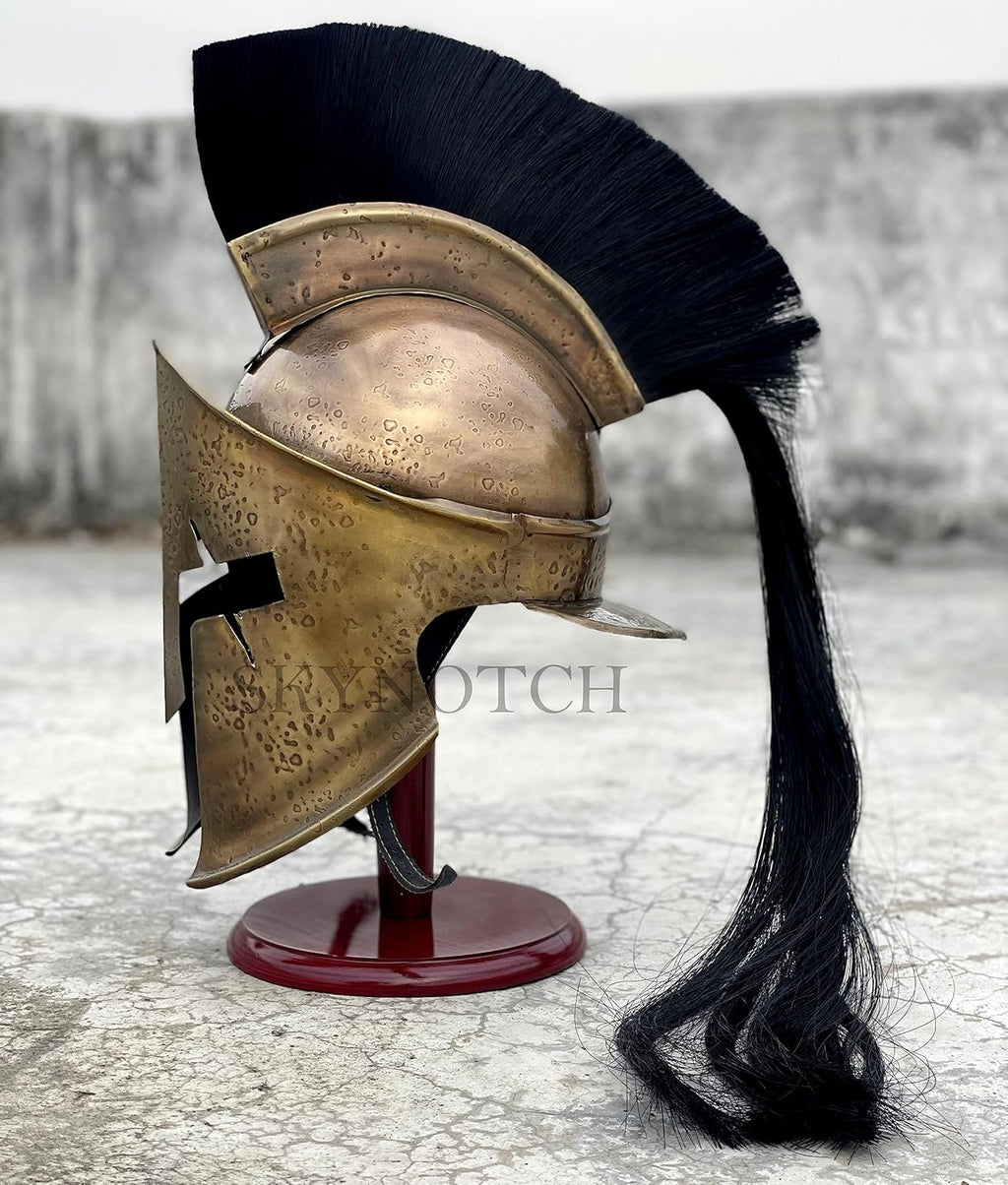 Medieval 300 Spartan Helmet Battle Damage G4133