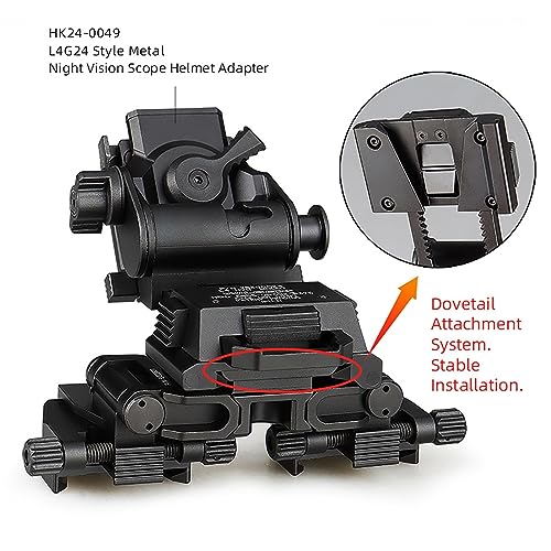 PVS-14 Light Weight Dual Tube Mounting System Night Vision Adapter Black J6987
