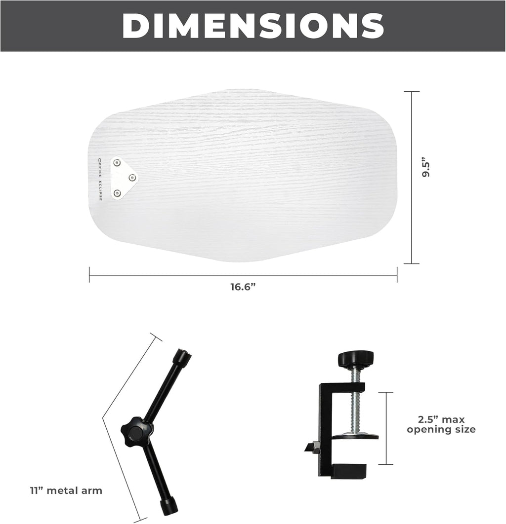 Office Shade Light Blocker for Cubicle and Desk M343079