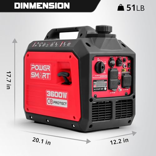 PowerSmart 2500-Watt Portable Inverter Generator for Camping U773