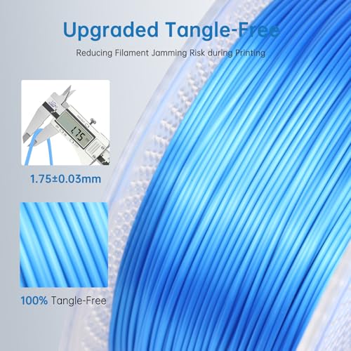 Silk PLA Filament 1.75mm Triple Colors 1kg Spool H522734